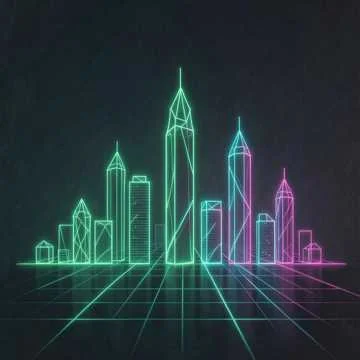 Emerald Vector Skyline