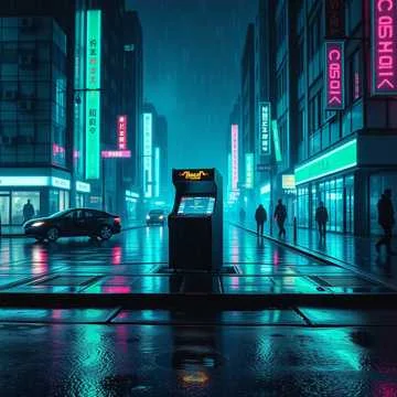 Obsidian Arcade Rain