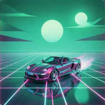 Emerald Vector Skies