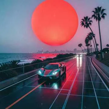 Crimson Skyline Drive