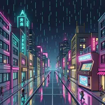 Midnight Pixel Groove