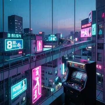 Neon Pixel Drifter