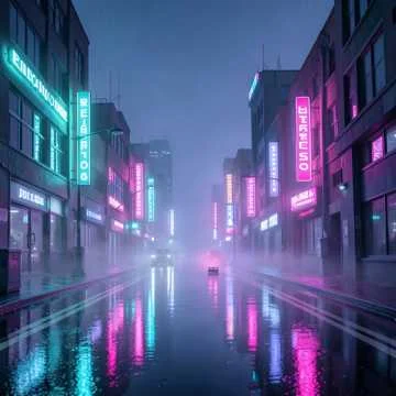 Neon Circuit Dawn