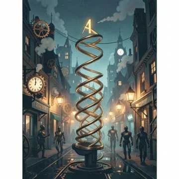 Brass Coil Cascade