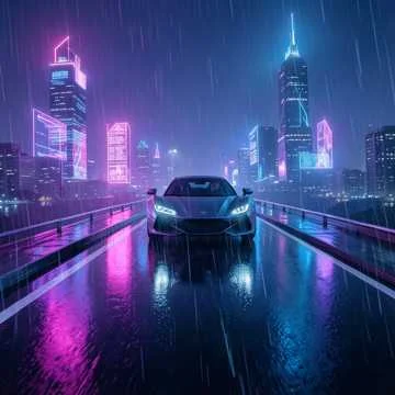 Neon Circuit Skyline