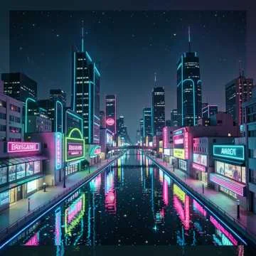 Neon Bitstream Oasis