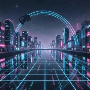 Neon Grid Ascent