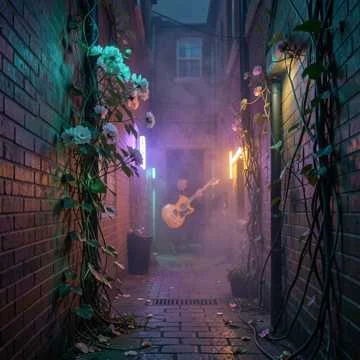 Neon Alley Bloom