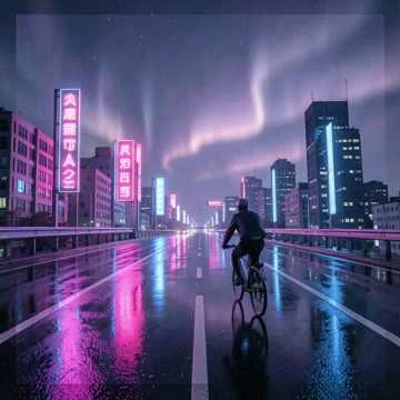 Neon Circuit Oasis