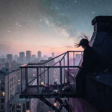 Rooftop Blur