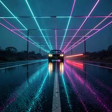 Neon Grid Echo