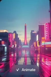 Fractured Glass Skyline