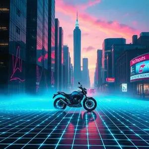 Pixel Dusk Mirage (Version 2)