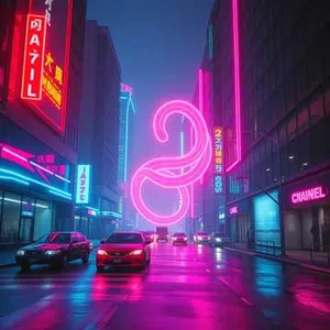 Synth Serpent Silhouette