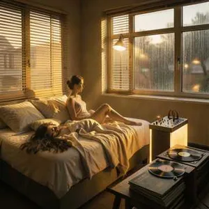 Streetlights Turn Gold