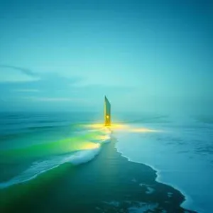Emerald Coastline Echoes (Version 2)