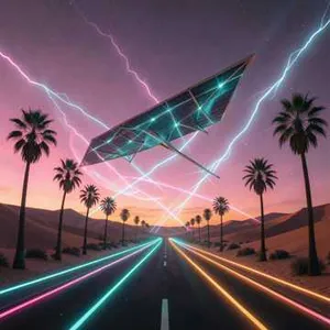 Solar Flare Mirage (Version 2)