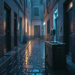 Cobalt Alley Glow (Version 2)