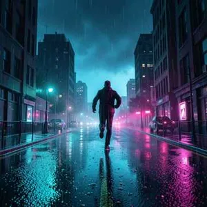 Neon Rain Run