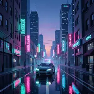 Pixel Dawn Drive