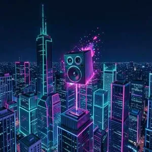 Neon Circuit Oasis
