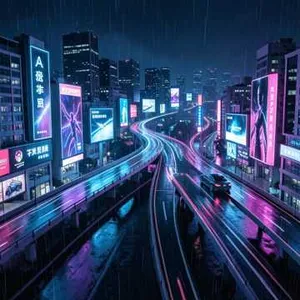Neon Circuit Drift