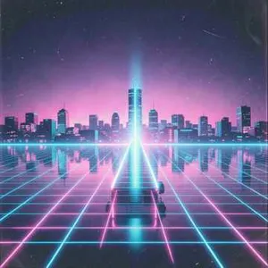 Binary Sunset Mirage