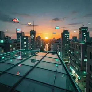 Neon Circuit Horizon