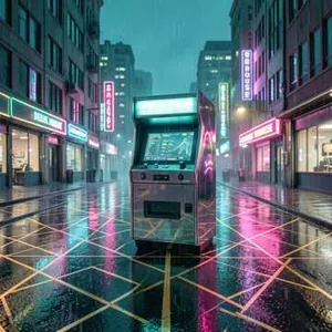 Neon Pixel Drive