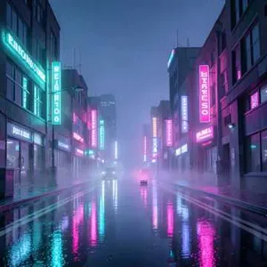 Neon Circuit Dawn