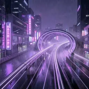 Neon Gridlock Echoes (Version 2)