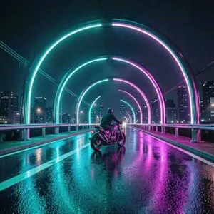 Achromatic Hyperloop Transit