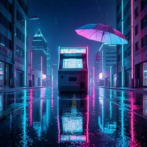 Pixelated Night Drive