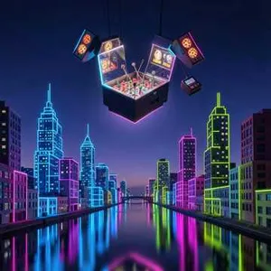 Neon Circuit Glitch