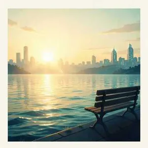 Sunrise On A Bridge