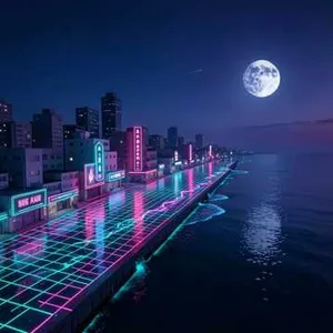 Pixel Coastline Drive