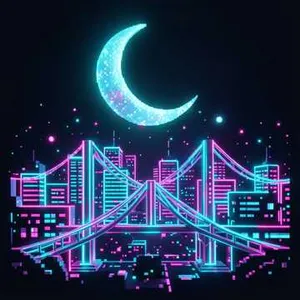 Pixelated Future Bloom