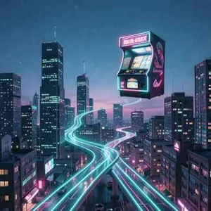 Neon Gridlock Dreams