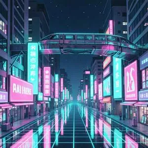 Pixel Alley Glow