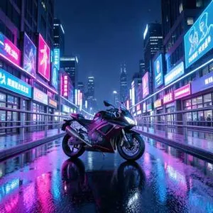 Crimson Grid Skyline