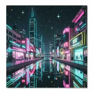 Neon Bitstream Oasis (Version 2)