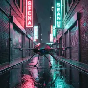 Neon Drifter Alley (Version 2)