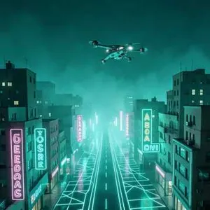 Pixelated Skyway Drift