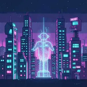 Neon Pixel Highway
