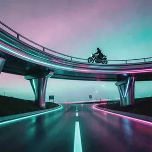 Neon Drifter Echoes