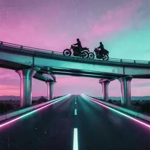 Neon Drifter Echoes (Version 2)