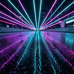 Neon Gridlock Echo (Version 2)